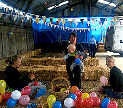 Preparations for the Summer Barn Party