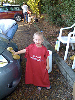 At the carwash