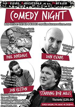Poster for a HAM Comedy Night